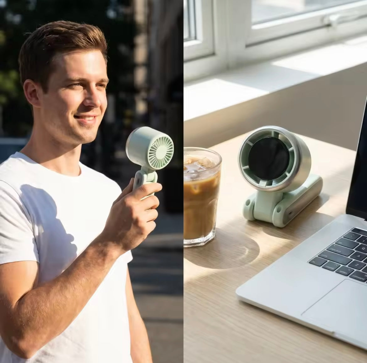 Ventilatore Portatile Con Lunga Durata Della Batteria