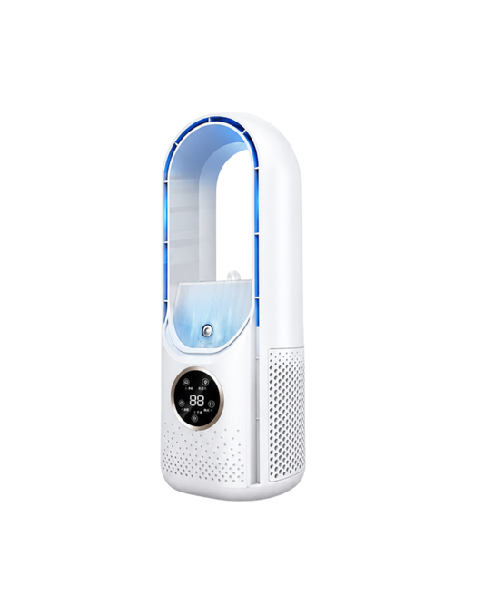 Ventilatore portatile a LED con display