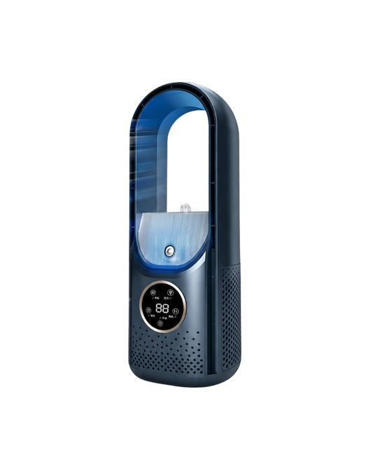 Ventilatore portatile a LED con display